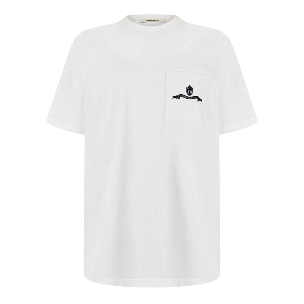 Jack Wills Mens Classic Short-Sleeved T-Shirt / White